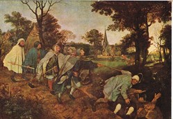 France-Paris-Musée du Louvre-P Brughel-La parade des Aveugles