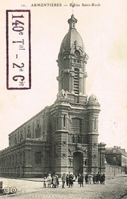 France-Nord-Armentières-140-T-2-6-Eglise Saint Roch