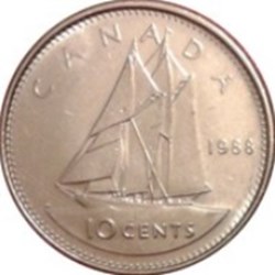 10 cents - Élisabeth II Canada 1983
