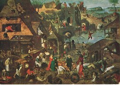 Belgique-Collection particulière-P.Brueguel-Les Proverbes Flamands