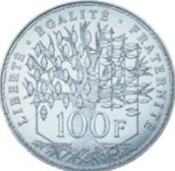 100 francs Panthéon 1982