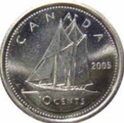 10 cents - Élisabeth II Canada 2005