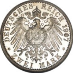 2 marks - Wilhelm II Allemagne 1911 (A)