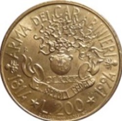 200 lires Carabinieri Italie 1994