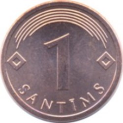 1 santims Lettonie 1997