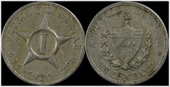 Cuba 1920 Centavo