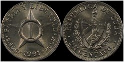 Cuba 1961 Centavo