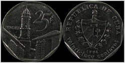 Cuba Convertible 1994 25 Centavos
