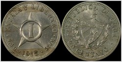 Cuba 1915 Un Centavo