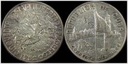 Cuba 1952 Cuarenta Centavos
