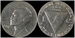 Cuba 1958 Un Centavo
