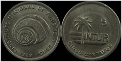 Cuba Visitor 1989 5 Centavos