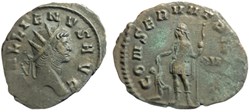 Gallien antoninien Rome CONSERVAT PIETAT