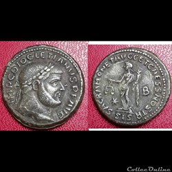 Dioclétien - follis/nummus - Sacra Moneta - Siscia (faux moderne)