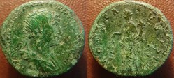 Hadrien dupondius Moneta Augusti