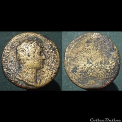 Hadrien dupondius ou as Felicitati Aug