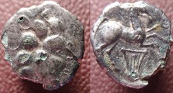 Gauloise Eduens Quinaire au cheval et à la lyre
