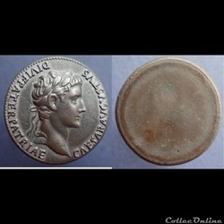 Auguste sesterce repro monoface Jérémie Ketels