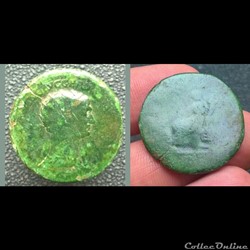 Trajan dupondius FORT RED
