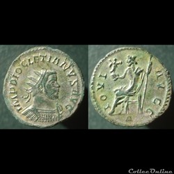 Diocletien antoninien Lyon IOVI AVGG RIC 34, B.436 (41ex)