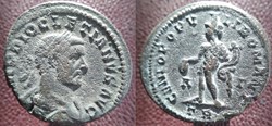 Dioclétien nummus Trèves buste drapé