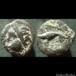 Potin Rème (Leuque?) Tête d'Indien et Sanglier