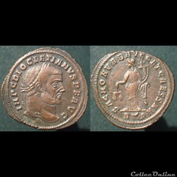 Diocletien nummus Rome Moneta