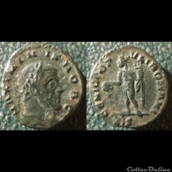 Maximin II quart de nummus Siscia