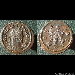 Allectus antoninien Moneta Aug