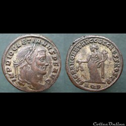 Dioclétien nummus Aquilée Moneta