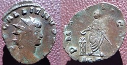 Gallien antoninien Milan P M TR P VII COS