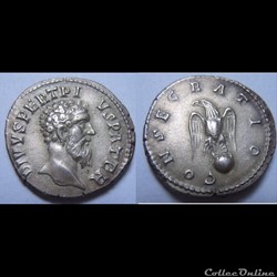 Pertinax - denier de consécration - faux moderne