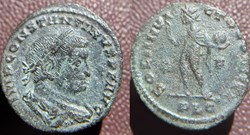Constantin nummus Lyon SOLI INVICTO S|F//PLG