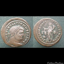 Dioclétien nummus Sacra Moneta Siscia