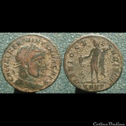 Maximin II nummus Héraclée Genio Caesaris CMH