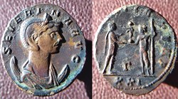 Séverine Severina antoninien antoninianus aurelien aurelianus CLEMENTIA TEMP faux moderne