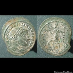 Galère Nummus Ticinum RIC 55b