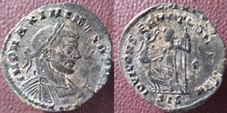 Maximin nummus Siscia IOVI CONSERVATORI 234b trefflé
