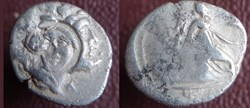 Histiaia (Eubée) tétrobole Histiaia contremarque Gorgone