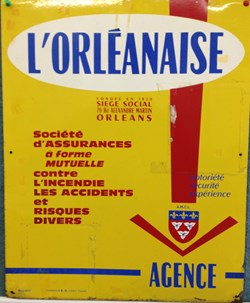 PLAQUE D'AGENCE L'ORLEANAISE