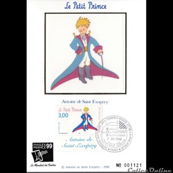 Série de 5 cartes postales philatélie