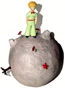 Le Petit Prince sur sa planète
