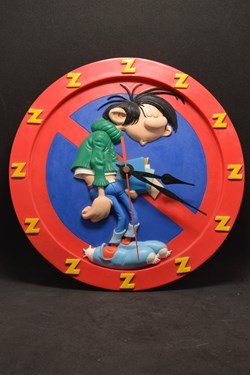 Gaston Lagaffe - Pendule murale