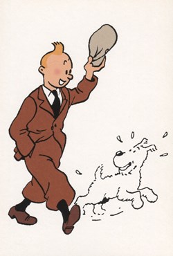 Carte - Moulinsart - 10x15 - Tintin et Milou (102)