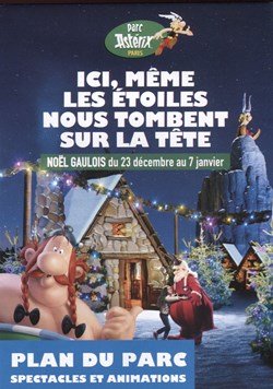 Brochure - Parc Astérix - 2023 - Plan du parc - Noël gaulois