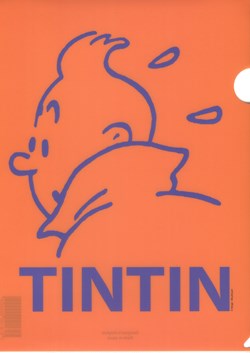 Pochette souple - Tintin profil orange