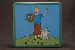 Delacre - 2005 - Campagne - Tintin couché