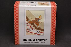 ArtBox - Japon - Années 90 - 108 pièces - Tintin & Snowy - Rouge