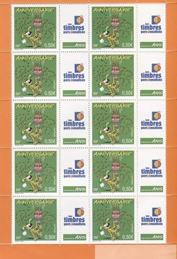 France - Bloc - Neuf - 10x0,50€ - Marsupilami - Anniversaire