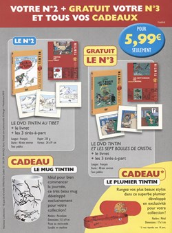 Hachette - Collection Tintin - 2010 - Offre d'abonnement